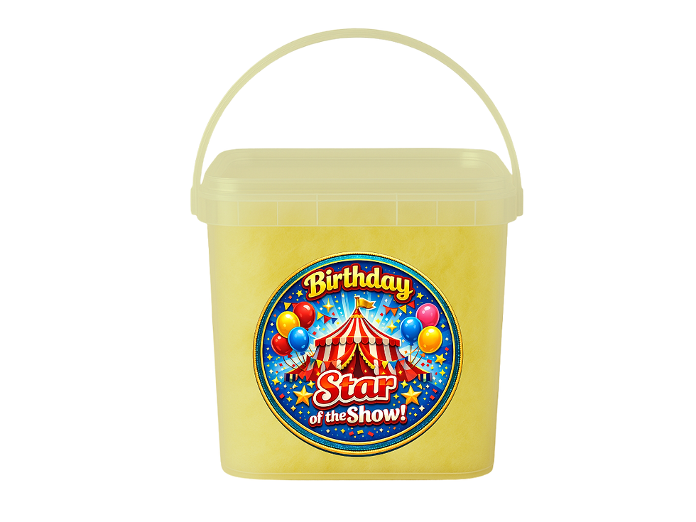 Thumbnail: Carnival Circus Parties Cotton Candy Bucket Bundle (Label 4)