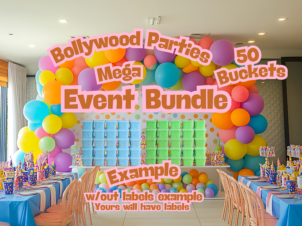 Thumbnail: Bollywood Parties Cotton Candy Bucket Bundles