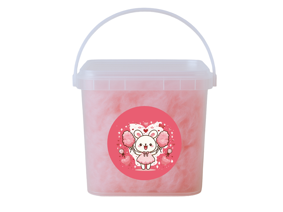 Thumbnail: Valentines Day Parties - Sweet Bunny (Label 8) - Cotton Candy Bucket B