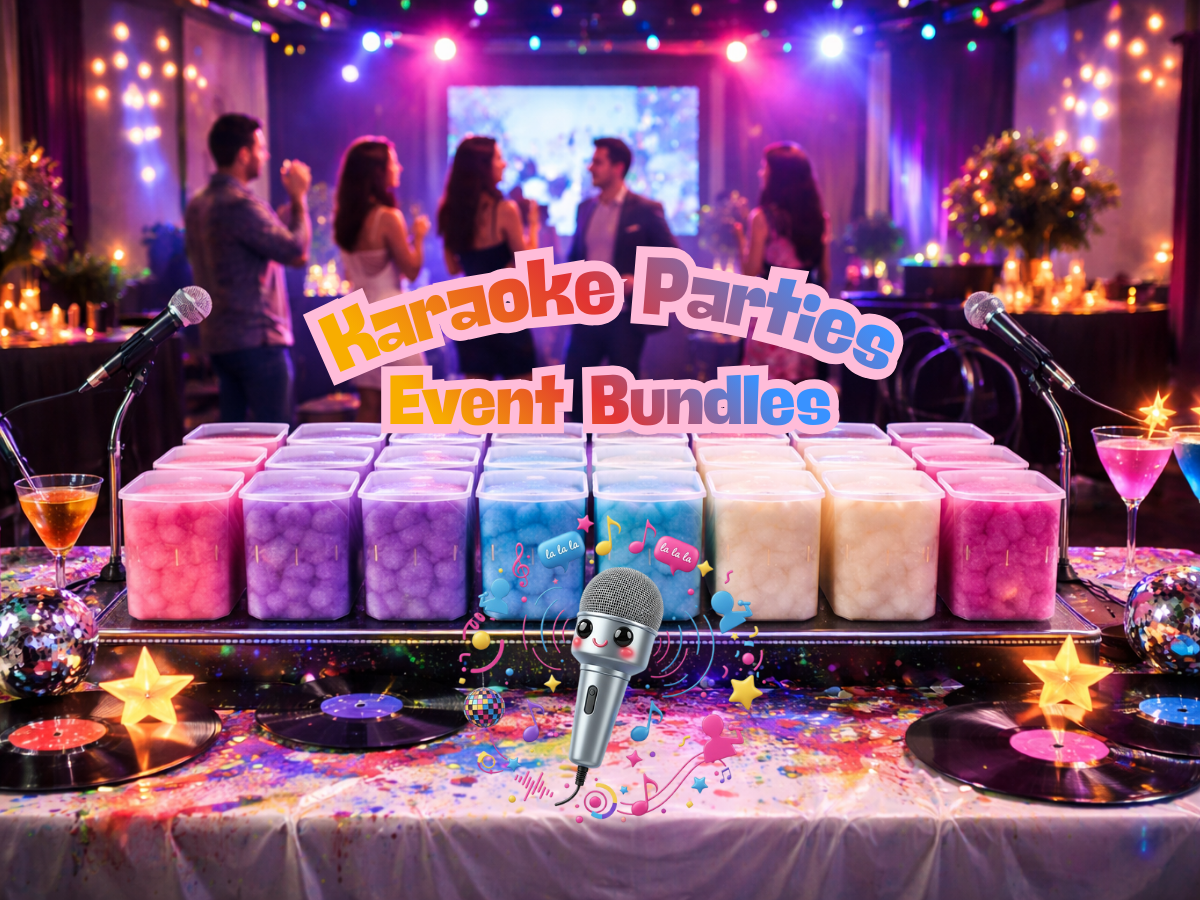 Karaoke Parties Cotton Candy Bucket Bundles