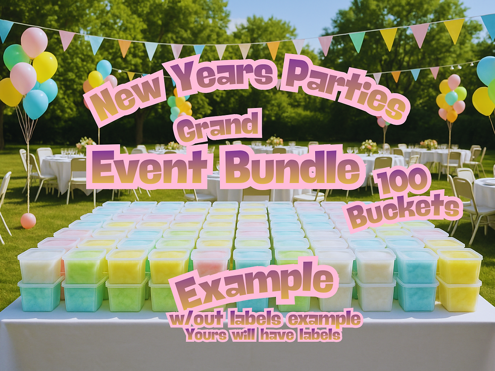 Thumbnail: New Years Parties Cotton Candy Bucket Bundle