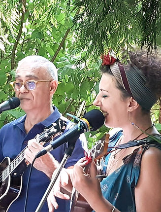 un concerto con ukulele con allievo