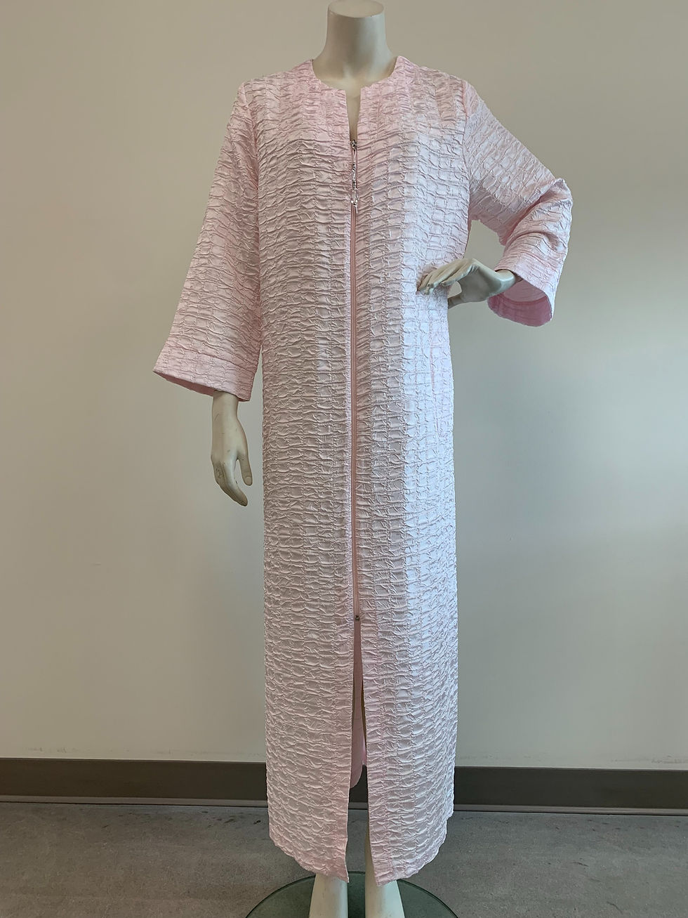 Polyester crinkle zip lounger 54
