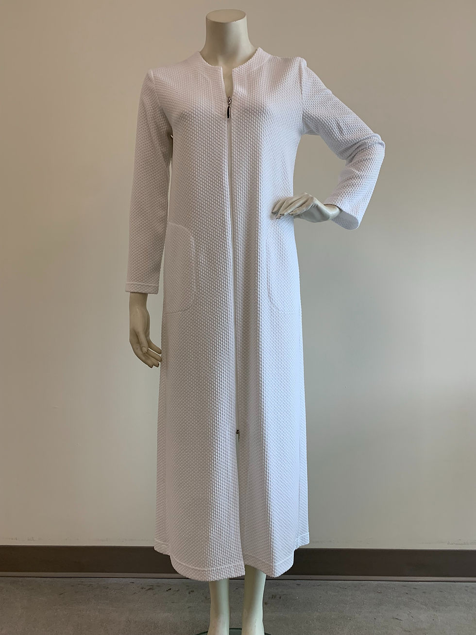 Bubble Knit Long Zip 50