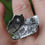 Thumbnail: UNIQUE SILVER RETICULATED RING