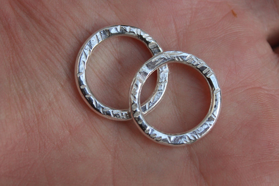 Thumbnail: silver stacking ring