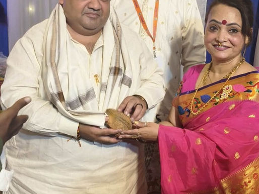 व्यापारी एकता मंडळात गणरायाचे मनोभावे दर्शन