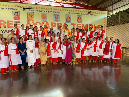 जागतिक योग दिन उत्साहात साजरा; गोरेगावच्या अयप्पा मंदिरात भाजपा कामगार आघाडीचा योगशाळा उपक्रम