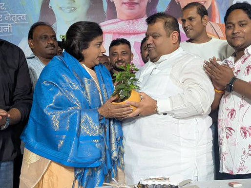 नगरसेविका श्रीकला पिल्ले यांना वाढदिवसानिमित्त शुभेच्छा व सत्कार
