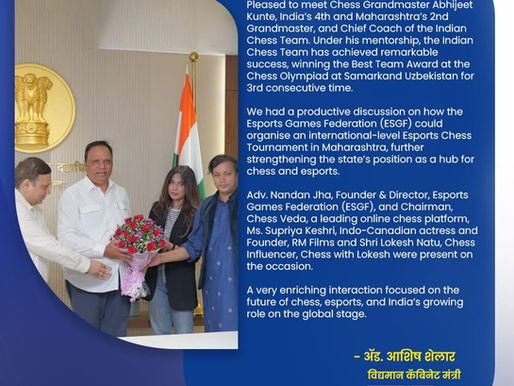 Pleased to meet Chess Grandmaster Abhijeet Kunte...