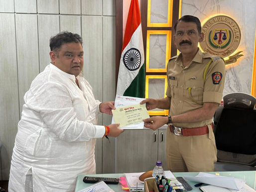 मुंबई परिमंडळ 11 चे पोलीस उप आयुक्त आनंद यांच्या भोईटे सोबत कामगार नेते अभिजीत राणे यांची बैठक संपन्न