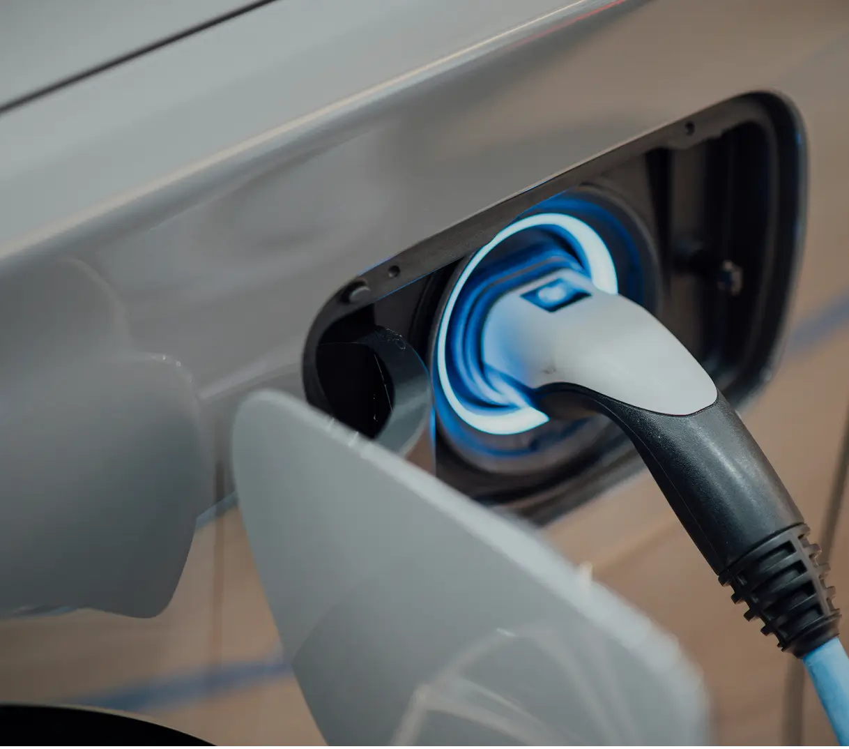 EV charging station at MN46 apartments