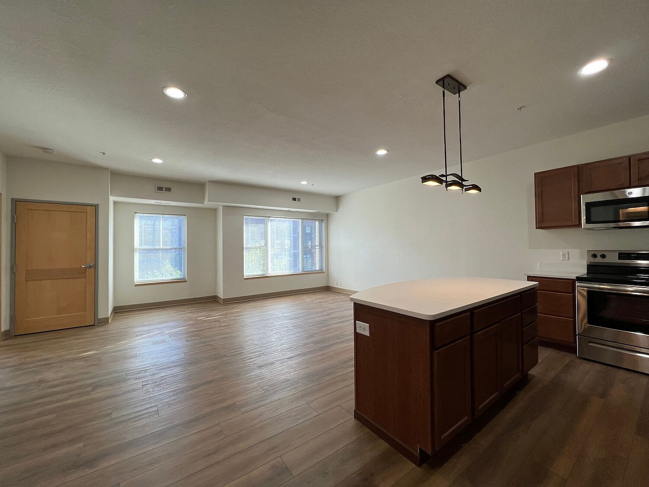 Modern floorplan at 3020 on the rail