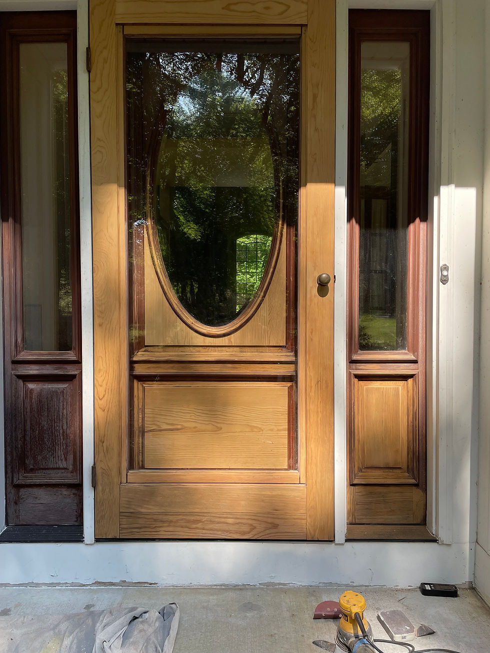 Refinishing Faded Exterior Door