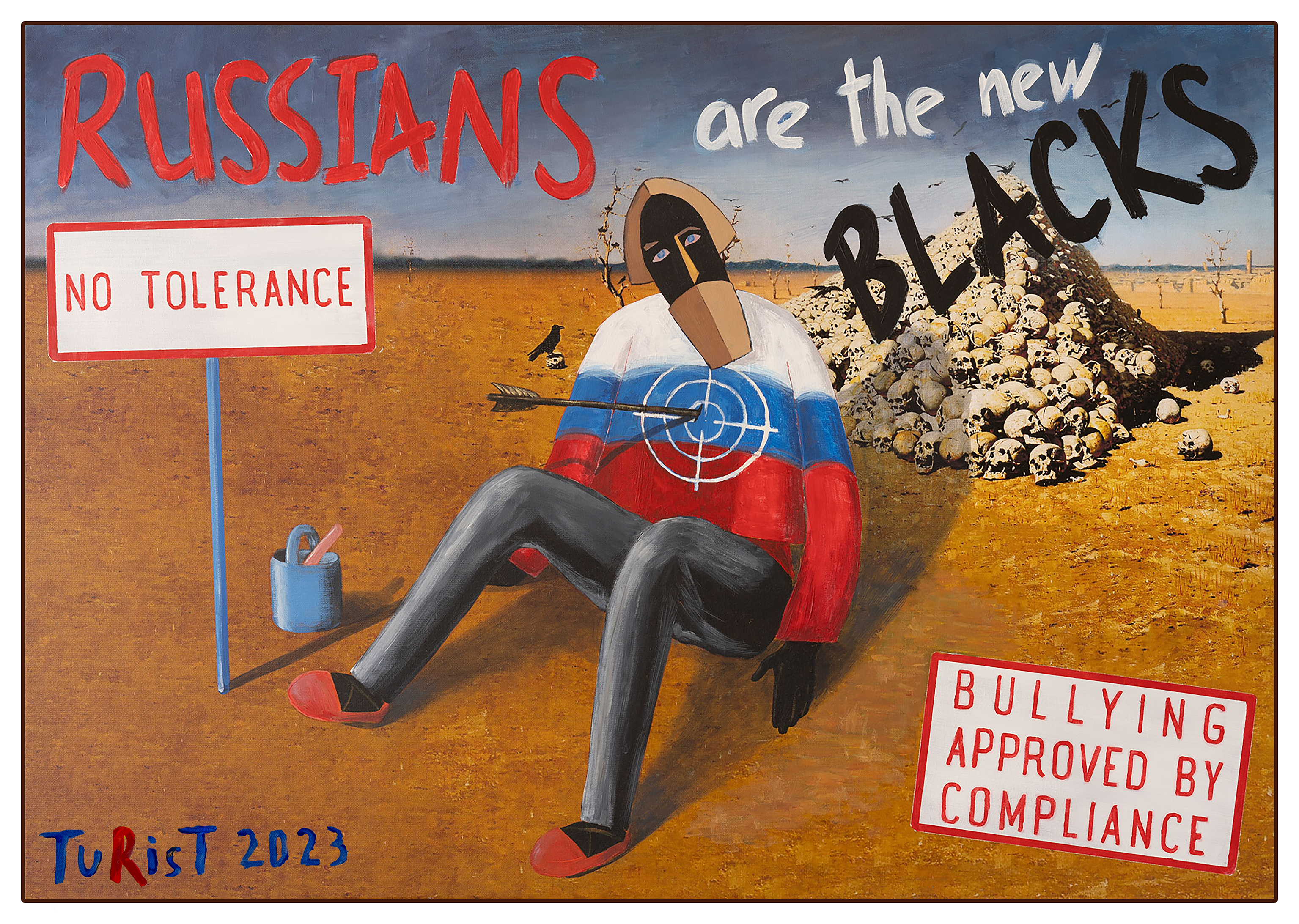 Turist - Ordinary Genocide.
(Inspired by Malevich and Vereshchagin)
2023
