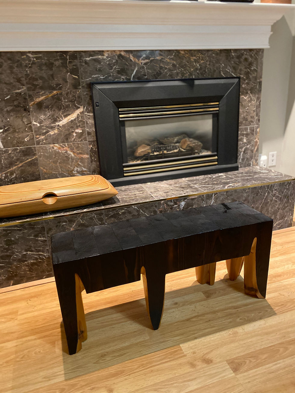 Burnt bench 3