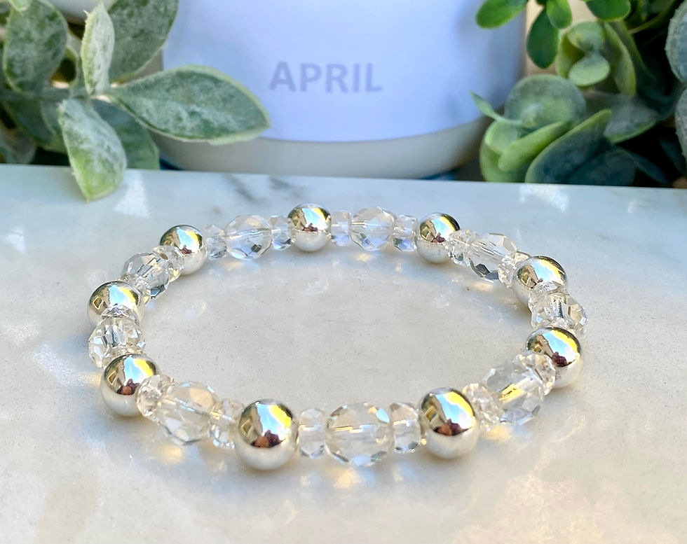 April Birthstone Bracelet
