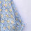 Thumbnail: blue-yellow floral hand block printed women's maxi dress