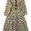 Thumbnail: Cotton floral printed women's wear bohemian style tier maxi dress