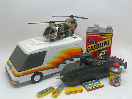 Large vintage Micro Machines collection with playsets, vehicles, accessories, and loose Micro Machines pieces.