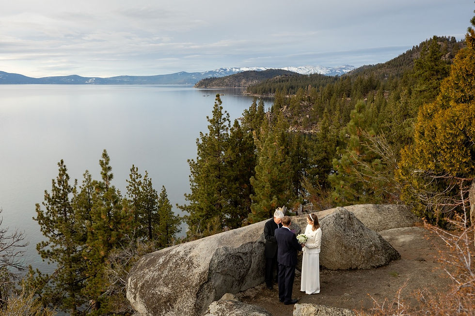Unforgettable Elopement Photography Moments: A Secret Elopement at Lake Tahoe's Hidden Gem