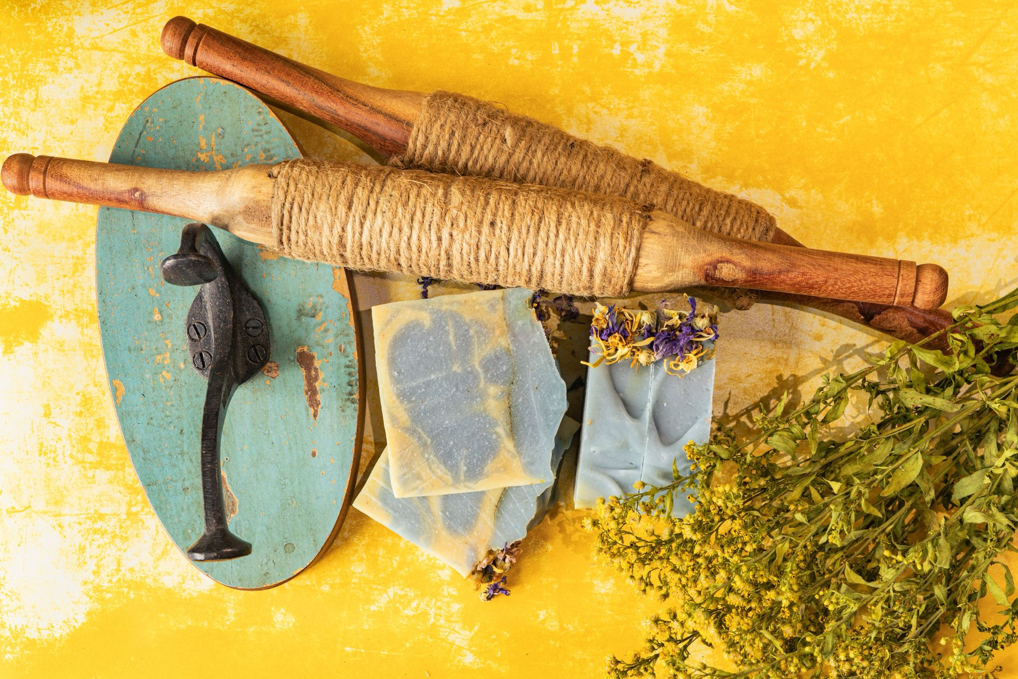 Lemon Verbena and Sage Shiitake Soap