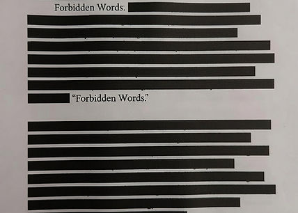 Forbidden Words Redacted