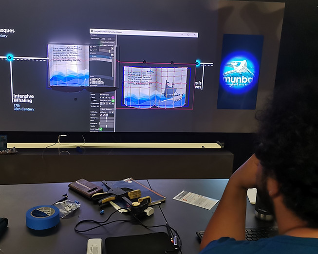 Touchdesigner Moby Dick. Ángel Estrada Experimentum.