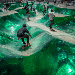 u7422218659_Photorealistic_green_jello_skate_park_installatio_2da1c952-451b-4208-8b17-005a