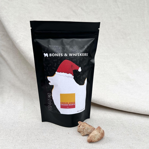 Freeze Dried Chicken Hearts bonesandwhiskers