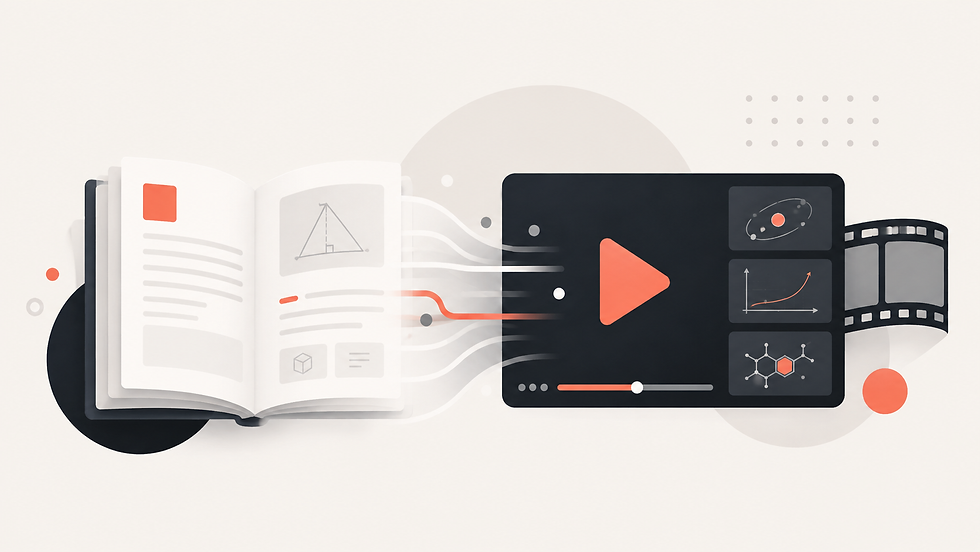 How to Convert a Textbook Into an Educational Video