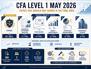 CFA Level 1 May 2026: The Topics You Should Not Ignore in the Final Days