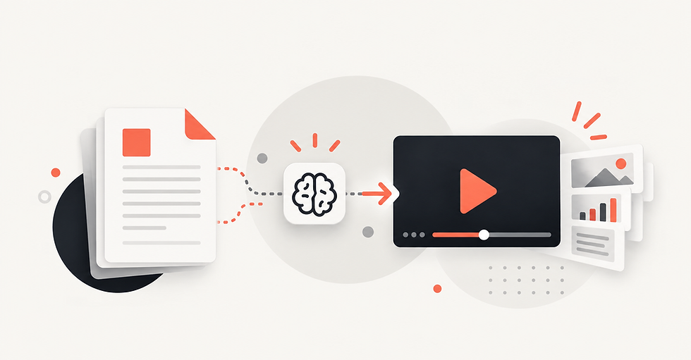 Can AI Really Turn a PDF Into a Useful Video?