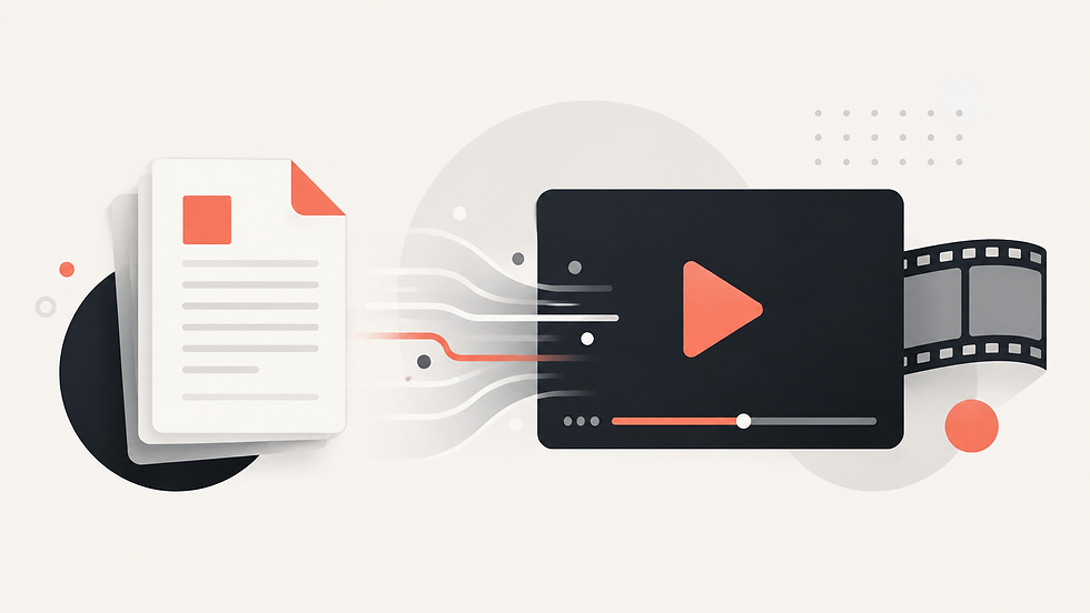 How to Turn a PDF Into a Video With AI