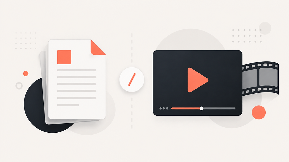 PDF vs Video: Which Format Is Better for Learning?