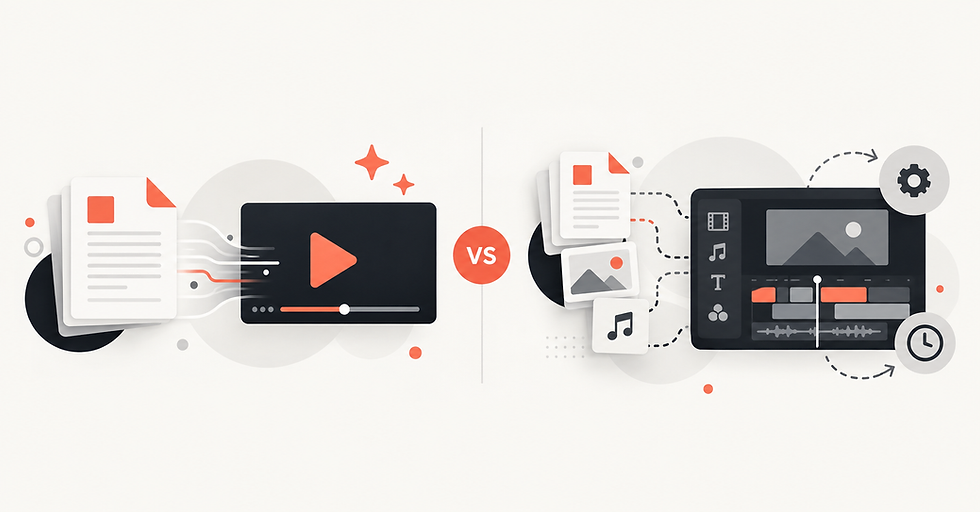 Explisera vs Traditional Video Creation: What Changes?
