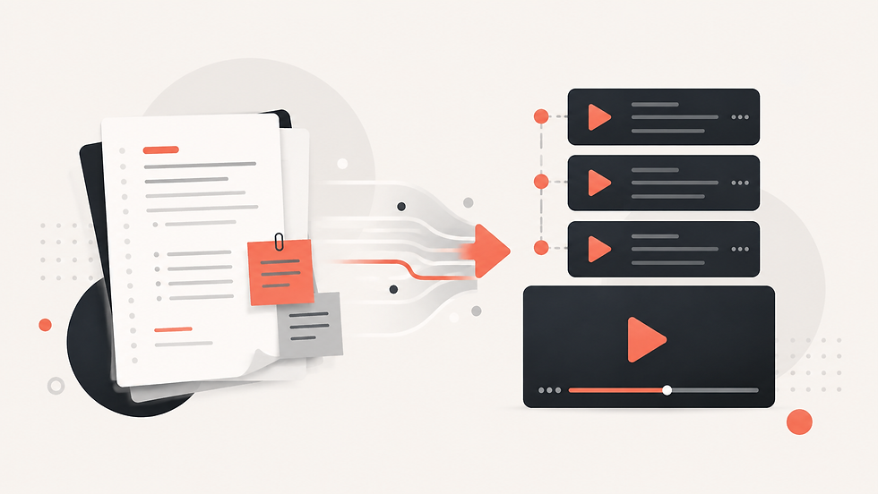 How to Turn Course Notes Into Video Lessons
