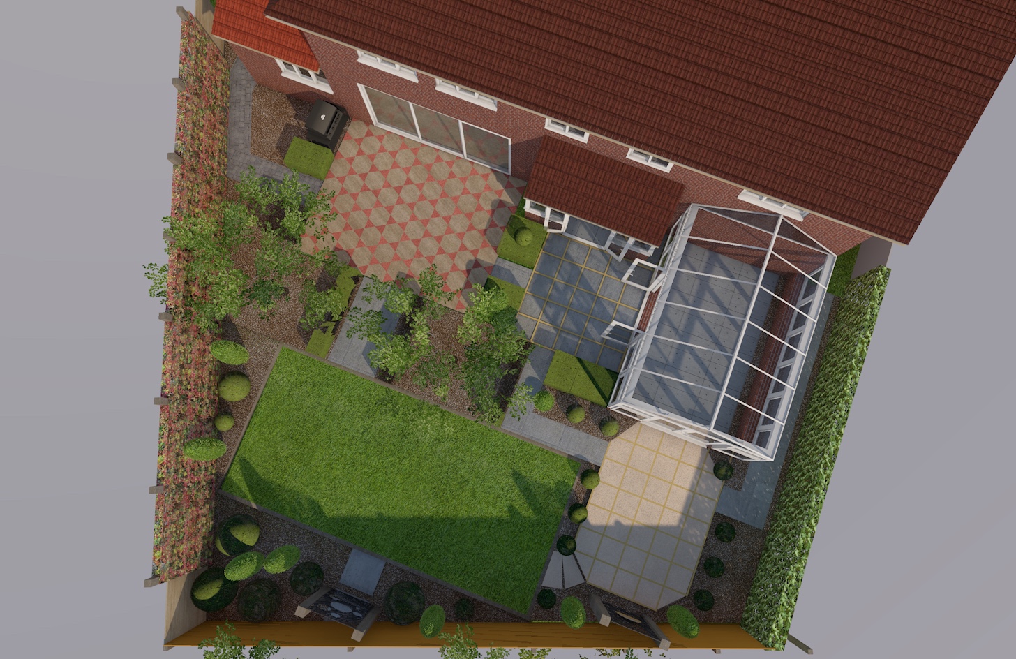 3D garden design visual