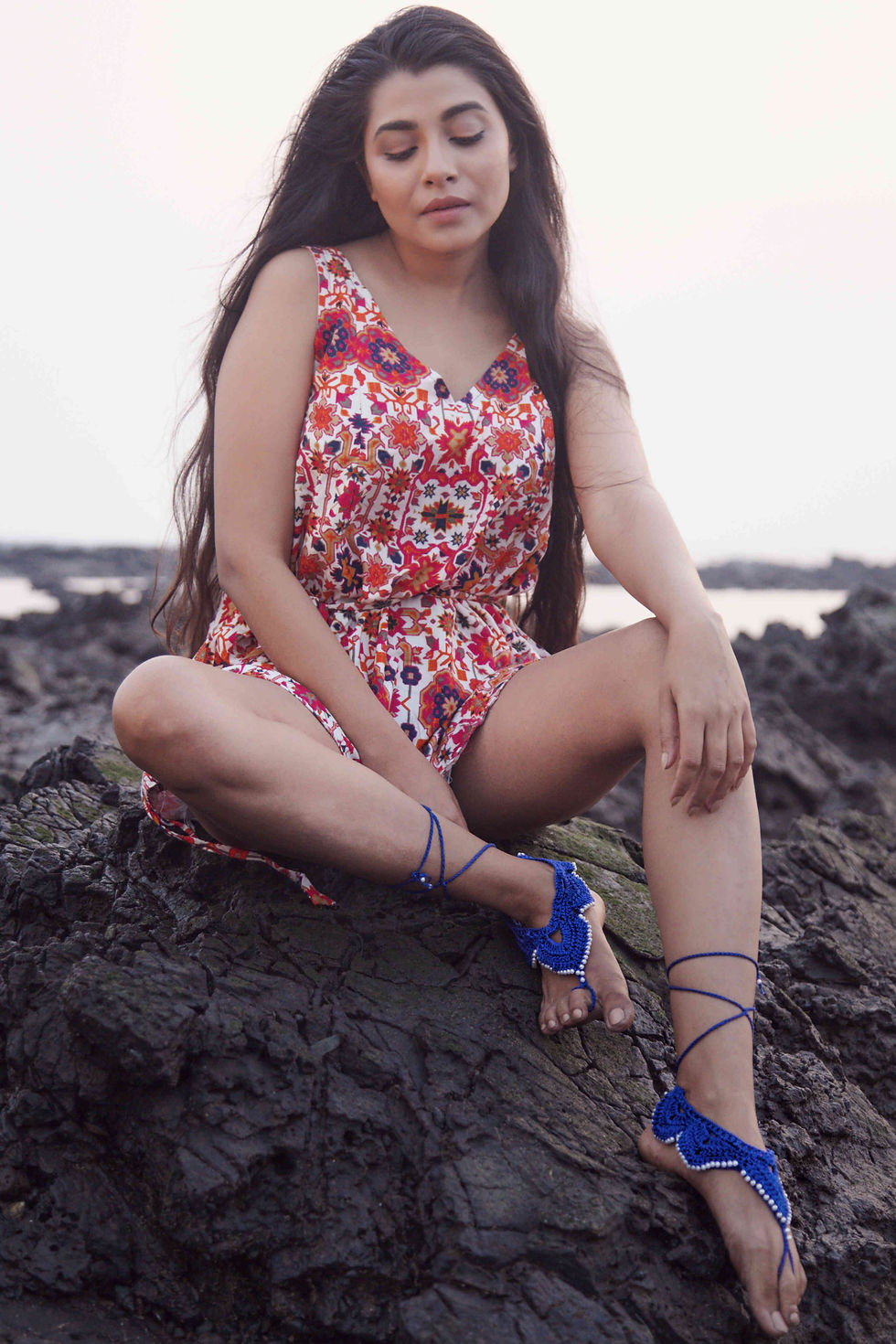 Thumbnail: Ultramarine Pearls Barefoot Sandal