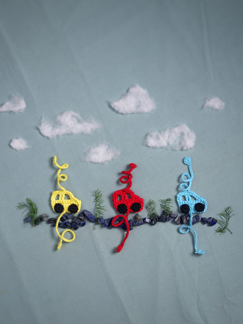 Thumbnail: Super Cars Crocheted Rakhi- Set of 3