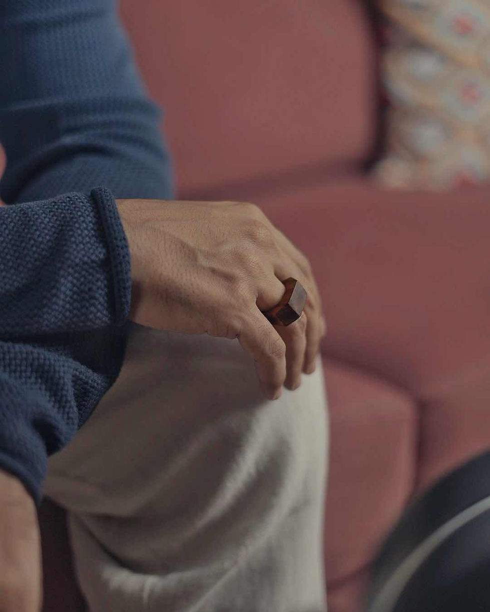 Thumbnail: The one with the cross hand-carved ring