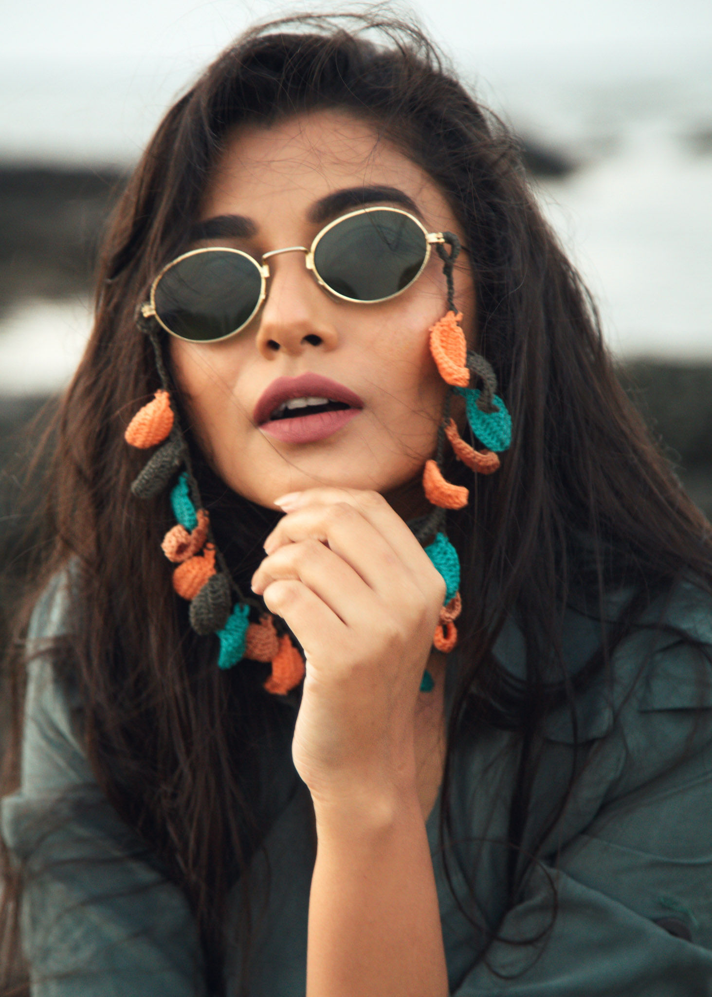 Autumn Leaves Glasses Chain