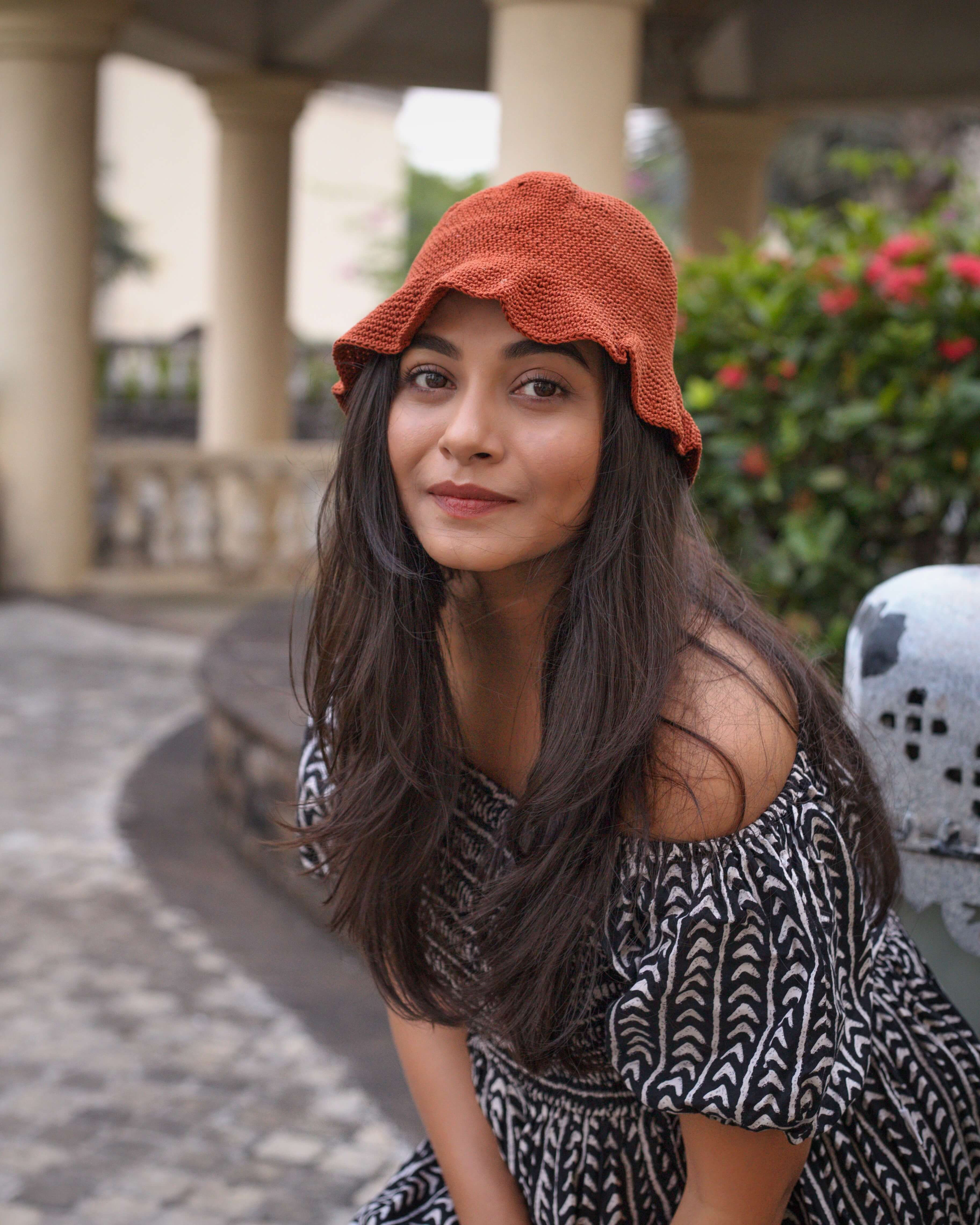 Bow on me crochet bucket hat