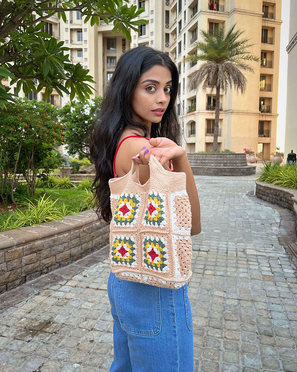 Good old granny square bag