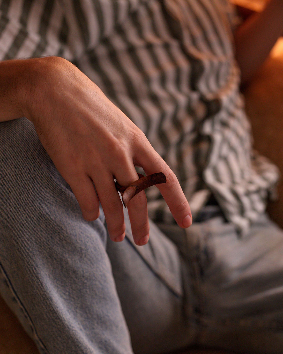 Thumbnail: Sensei hand-carved ring