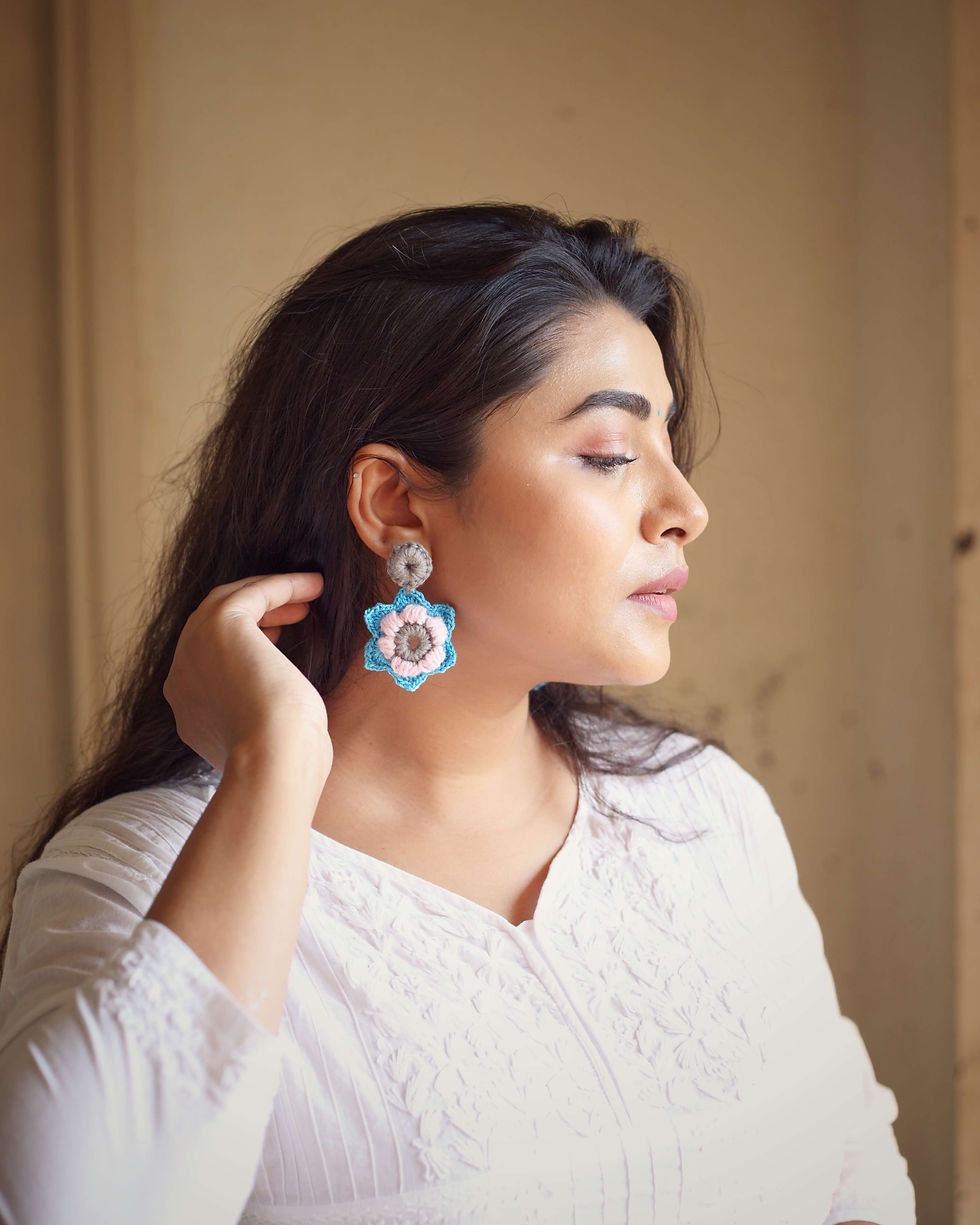 Lotus pocus crocheted danglers