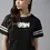 Thumbnail: Women Printed Round Neck Pure Cotton Black T-Shirt