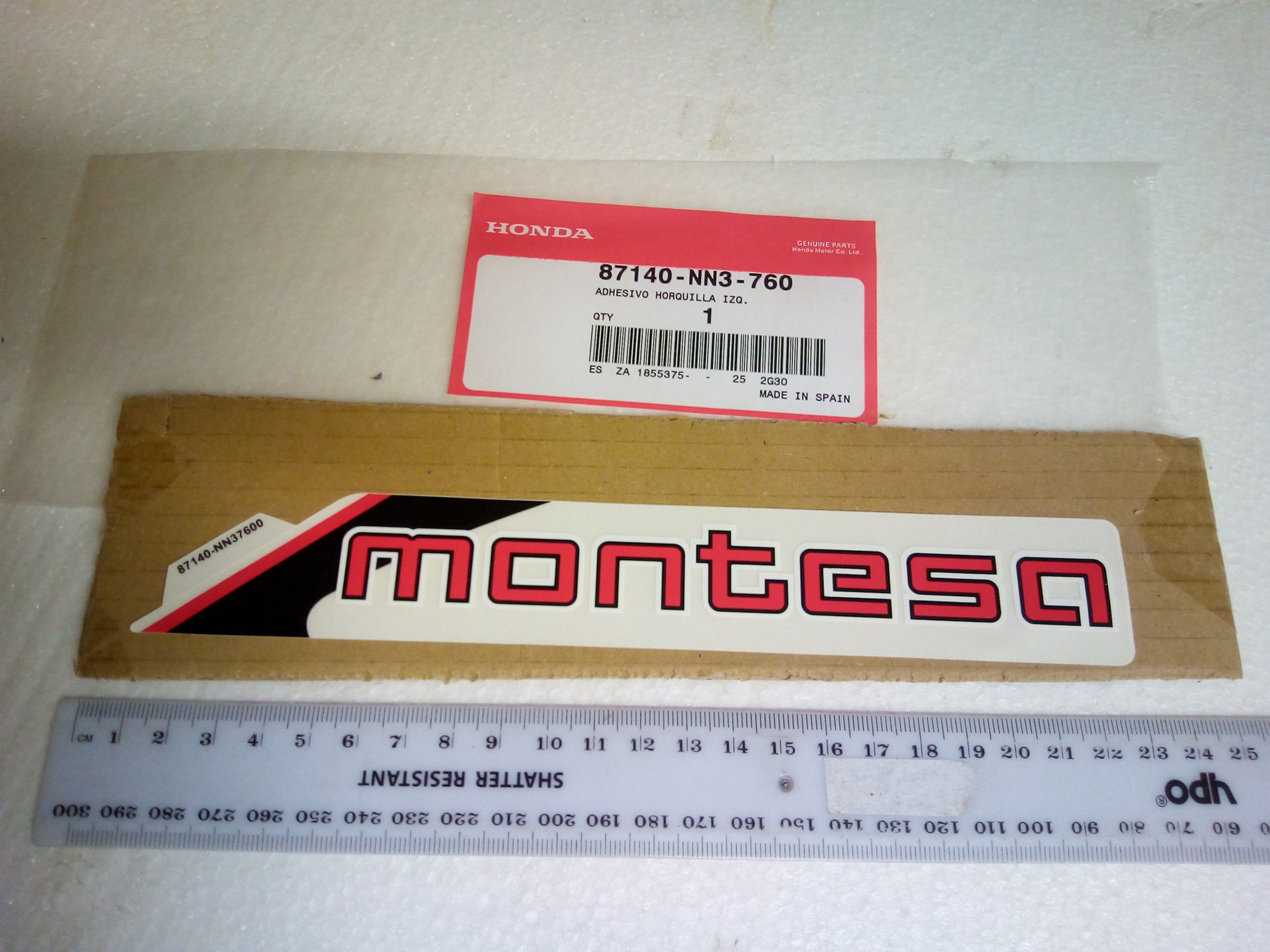 Fork Decal 87140-NN3-760