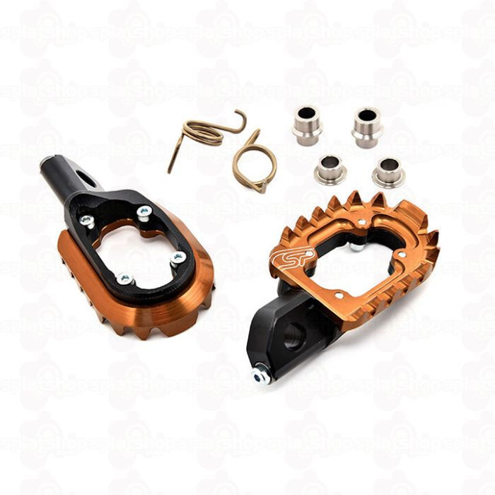 Thumbnail: CSP Titanium & Steel Tech Footrests