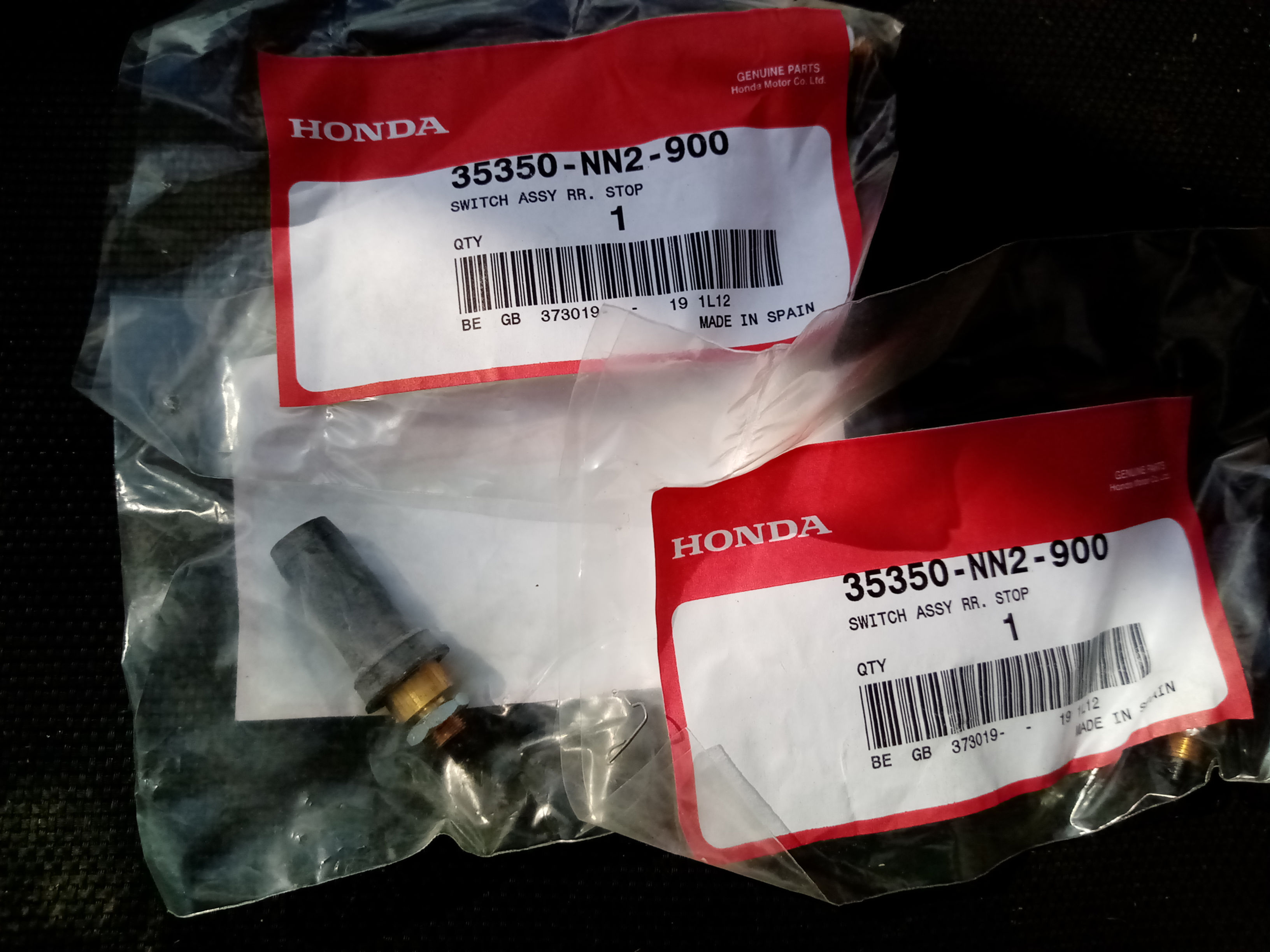 Stop switch assembly 35350-NN2-900